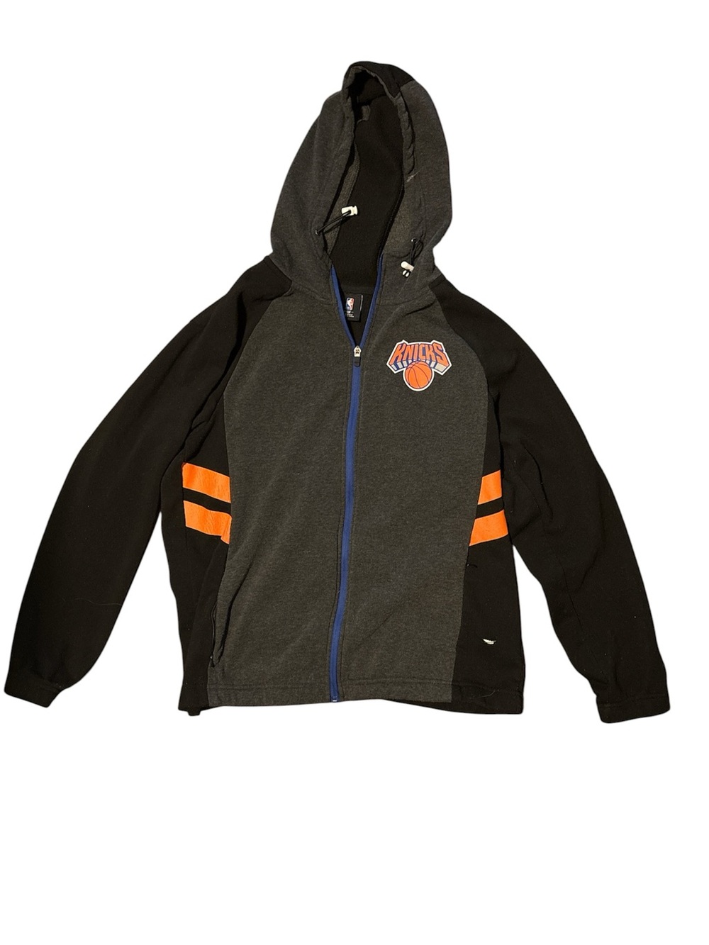 NBA New York Knicks Zip Up Size: Large hole on front